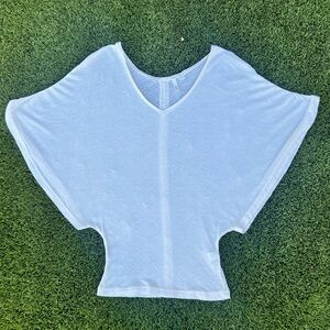 Nordstrom BP Frenchi Batwing Cream Blouse Size Small